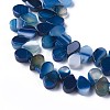 Dyed Natural Agate Beads Strands G-F595-A09-3