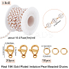 DIY Imitation Pearl Bracelet Necklace Making Kits DIY-BBC0001-08-2