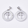 201 Stainless Steel Pendants STAS-N089-30P-2