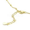 Brass Necklaces for Girls NJEW-D068-01G-4