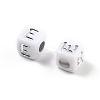 Opaque Acrylic Beads OACR-D282-06E-2