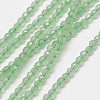 Natural Green Aventurinee Beads Strands G-A129-3mm-D03-1