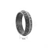 Viking Rune 304 Stainless Steel Finger Rings for Men WGDF4AB-64-2