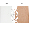 Sublimation MDF Blanks Photo Frame DJEW-CN0001-04-3