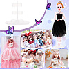 Plastic Doll Stands ODIS-WH0038-98B-6