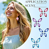 DIY Butterfly Wings Dangle Earring Making Sets DIY-TA0013-28-7