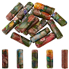1 Strand Synthetic Gold Line Imperial Jasper Beads Strands G-PA0001-60-1