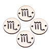 Unfinished Natural Poplar Wood Links Connectors WOOD-S045-139B-07-1