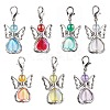 7Pcs 7 Colors Angel Acrylic Pendant Decorations X1-HJEW-JM01736-02-1