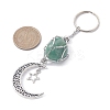 Nuggets Natural Gemstone Keychains KEYC-JKC00696-4