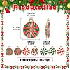 28Pcs 7 Colors Christmas Alloy Enamel Pendants ENAM-YW0008-06-2