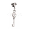 Tibetan Style Alloy European Dangle Charms MPDL-G029-02AS-2