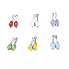 304 Stainless Steel Enamel Charms STAS-N0013-07P-1