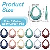 24Pcs 6 Colors Acrylic Big Pendants OACR-FS0002-65-3