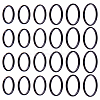 24Pxcs 6 Styles 2mm Polished Plain Dome Finger Ring for Girl Women RJEW-DC0001-21-1