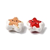 Printed Opaque Acrylic Beads OACR-Z039-05-2