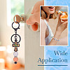 9Pcs 3 Colors Cross with Flower Silicone Focal Beads SIL-TA0001-96-7