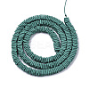 Spray Painted Non-magnetic Synthetic Hematite Beads Strands G-R468-01-03-2