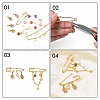 Iron Brooch Findings X-KK-S345-025-1-2