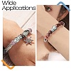 100Pcs 10 Styles Tibetan Style Alloy European Beads FIND-CJ0003-72-7
