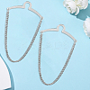 4Pcs Brass Hanging Chains Collar Pins Tie Clips AJEW-SC0004-04A-6