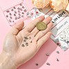 36Pcs 6 Styles 304 Stainless Steel Beads STAS-CJ0002-90-4