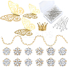 DIY Flower Bouquet Decoration Kits DIY-SP0006-58G-1