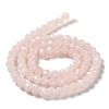 Baking Paint Imitation Jade Glass Bead Strands DGLA-A034-J6MM-A41-4