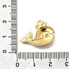 304 Stainless Steel Micro Pave Cubic Zirconia Charms STAS-Q347-05B-G-2
