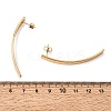201 Stainless Steel Stud Earrings SA-CBA4A0D-09G-5