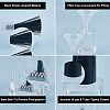 Transparent Glass with Plastic Nail Polish Empty Bottle AJEW-GF0009-74C-6