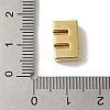 Brass Micro Pave Cubic Zirconia Beads KK-H487-25G-05-3
