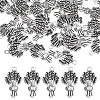 50Pcs Autumn Theme Tibetan Style Alloy Pendants FIND-SC0006-37-1
