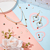 90Pcs 3 Colors  Alloy Enamel Charms ENAM-UN0001-06-3