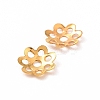 Brass Bead Caps KK-G319-03G-RS-3