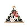 Halloween Alloy Enamel Pendants X-FIND-B036-04A-1