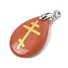Natural Mixed Gemstone Pendants G-F786-09C-3