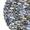 Natural Dumortierite Beads Strands G-C116-A81-02-3