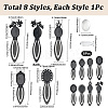 8Psc 8 Styles Zinc Alloy Bookmarks Finding FIND-SC0015-29-2