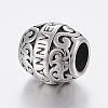 304 Stainless Steel European Beads STAS-H440-54AS-2
