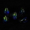 Gradient Color & Luminous Handmade Silver Foil Lampwork Beads LAMP-I028-07B-1
