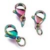 Ion Plating(IP) 304 Stainless Steel Lobster Claw Clasps LS-STAS-G240-01D-C-1