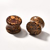 Natural Miriam Stone Ear Plugs Gauges G-I359-12B-2