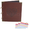 DIY PU Imitation Leather Loose Leaf Photo Albums DIY-WH20025-034-1