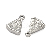 Hammered 304 Stainless Steel Pendants STAS-Z192-02P-2