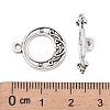 Tibetan Style Alloy Toggle Clasps X-LF1081Y-NF-3