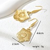 Elegant 201 Stainless Steel Sunflower Dangle Earrings EB0888-5