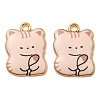 Printed Alloy Pendants ENAM-L042-07G-05-2