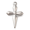 Anti-Tarnish 304 Stainless Steel Pendants STAS-P369-06P-1