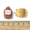 16Pcs 16 Styles Opaque Resin Pendants LS-RESI-V001-03-3